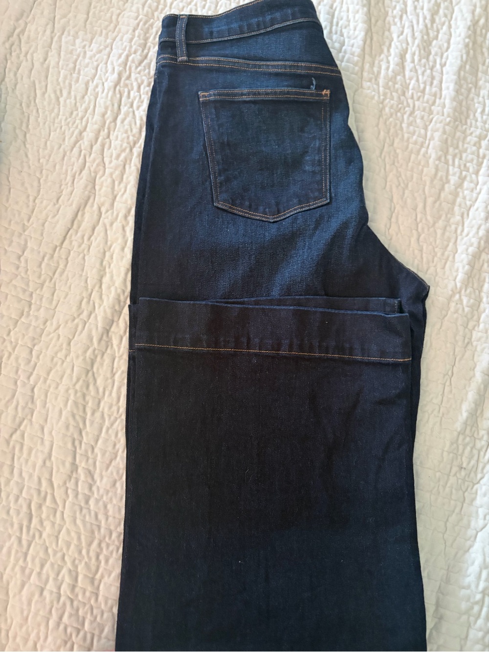 Joe's Jeans Dark Indigo Wide Leg High-Rise Jeans - Picture 8 of 15